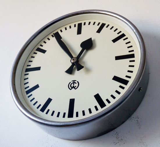 German Industrial Clock