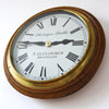 Industrial Clock - French vintage factory clock