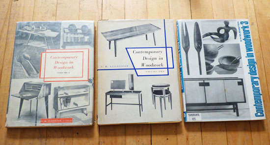 Contemporary Design in Woodwork Volumes 1, 2 and 3 SH Glenister