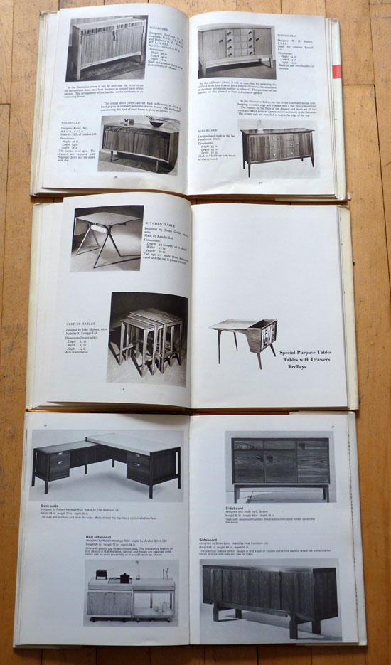 Contemporary Design in Woodwork Volumes 1, 2 and 3 SH Glenister