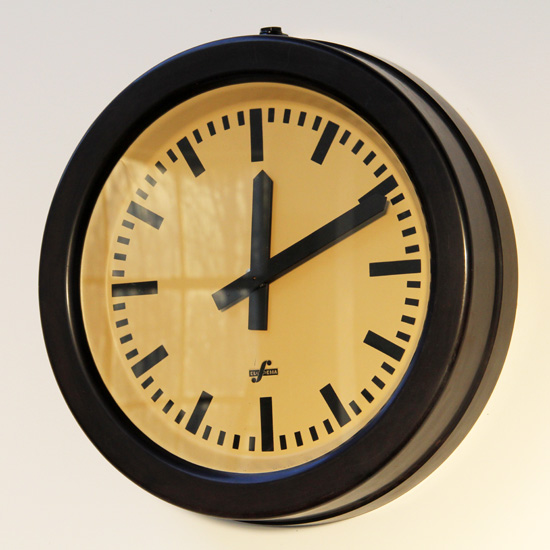 Elfema Factory Clock Bakelite