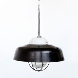 Industrial Lamp - pendant, bakelite
