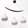 Vittsjo Luxus Ceiling Light Lamp 1950 1960 Teak Swedish