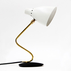Vintage Italian Desk Lamp 1950 Stilnovo Arteluce Influence