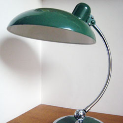 kaiser idell 6631, desk lamp, christian dell, 1930s, bauhaus
