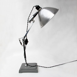 Vintage English Industrial / Medical Lamp 1910-1920 Antique
