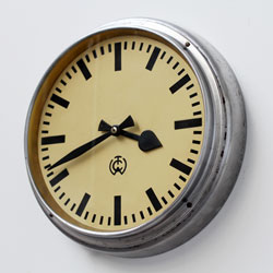 CTW Industrial Clock, vintage factory clock