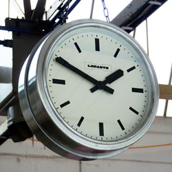 Lepaute double-side Industrial Clock
