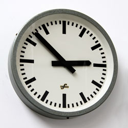 elfema industrial clock, vintage factory clock - for sale UK