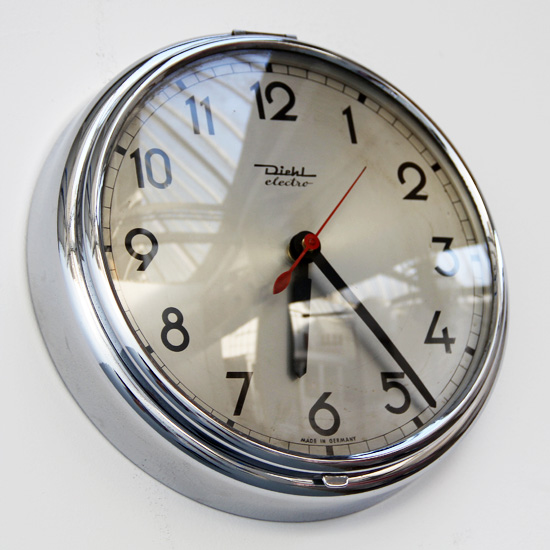 Diehl Electro 1960's Industrial Factory Clock 1960's